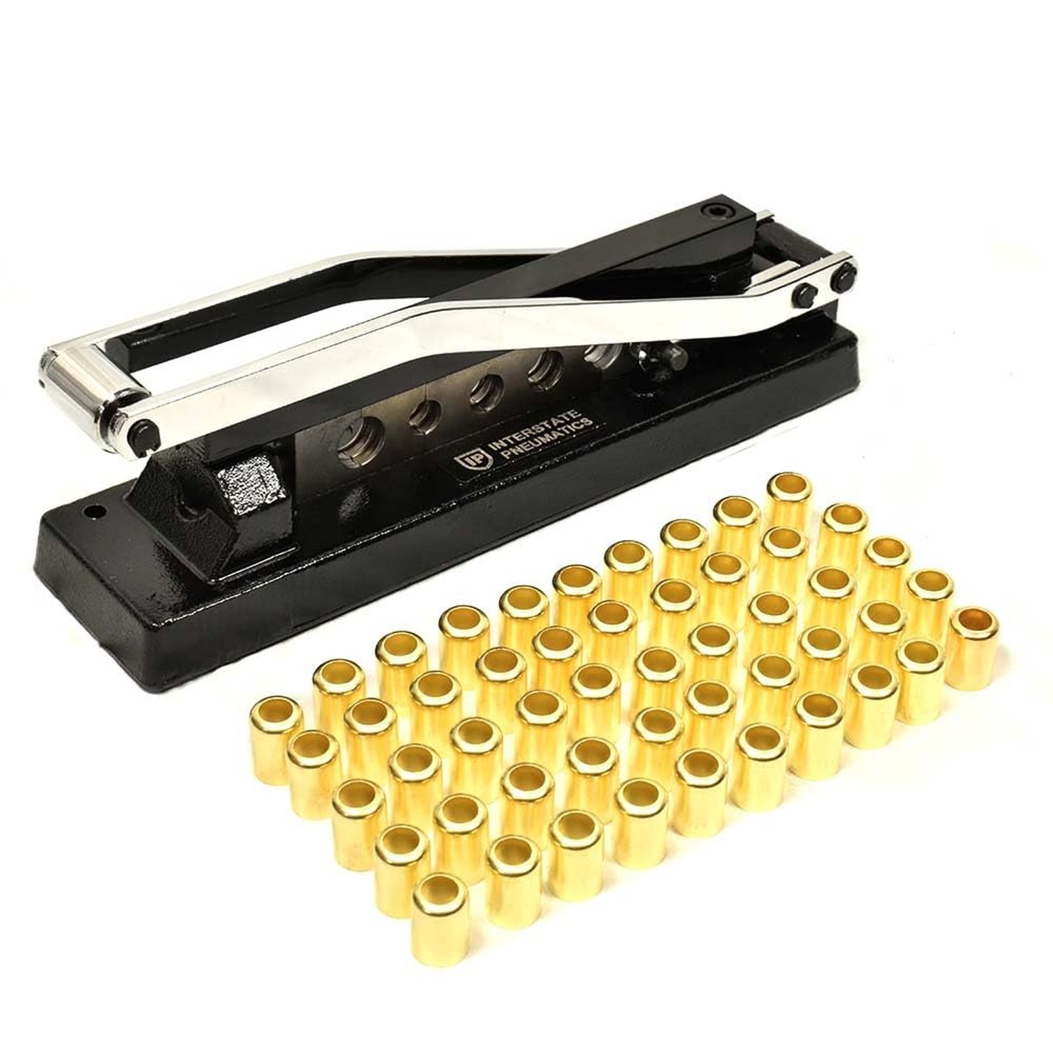 Interstate Pneumatics H8-KIT Heavy-Duty Bench Crimper (H8) with Ferrules (50p…