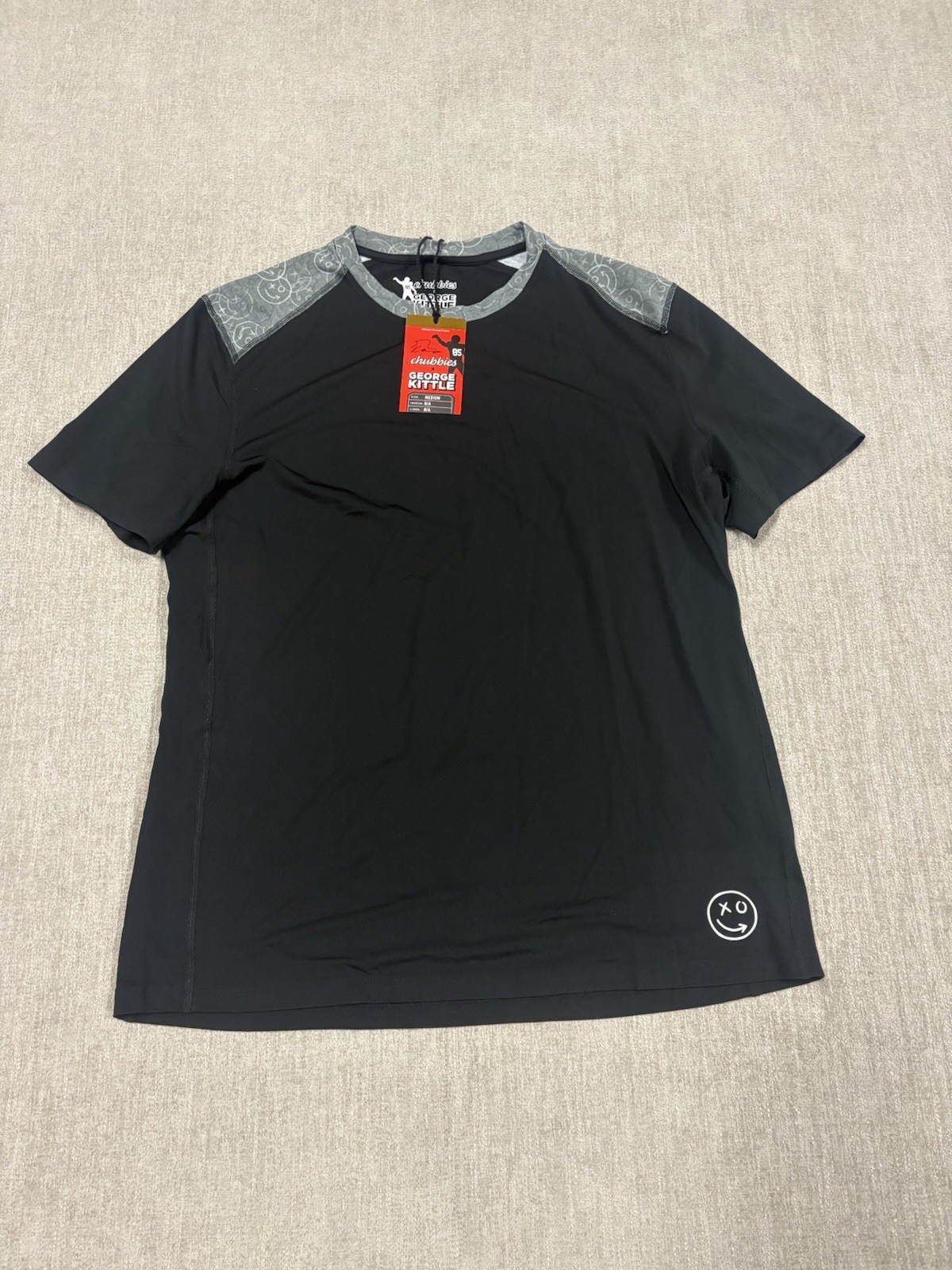 NEW Chubbies x George Kittle Camo Training Camp Tee Shirt Black Men’s Medium NWT gallery