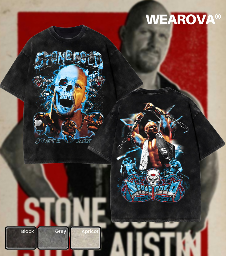 Wearova Vintage Stone Cold Steve Austin 3:16 Premium WWE Legend Premium