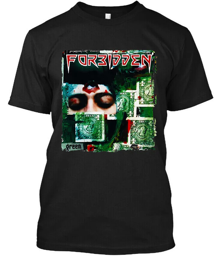 Forbidden Green American Thrash Metal Band Music Logo T-Shirt S-5XL