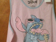 NWT Mens Disney Stitch Weekend Plans Tank Top–Sz XL-Cotton Blend
