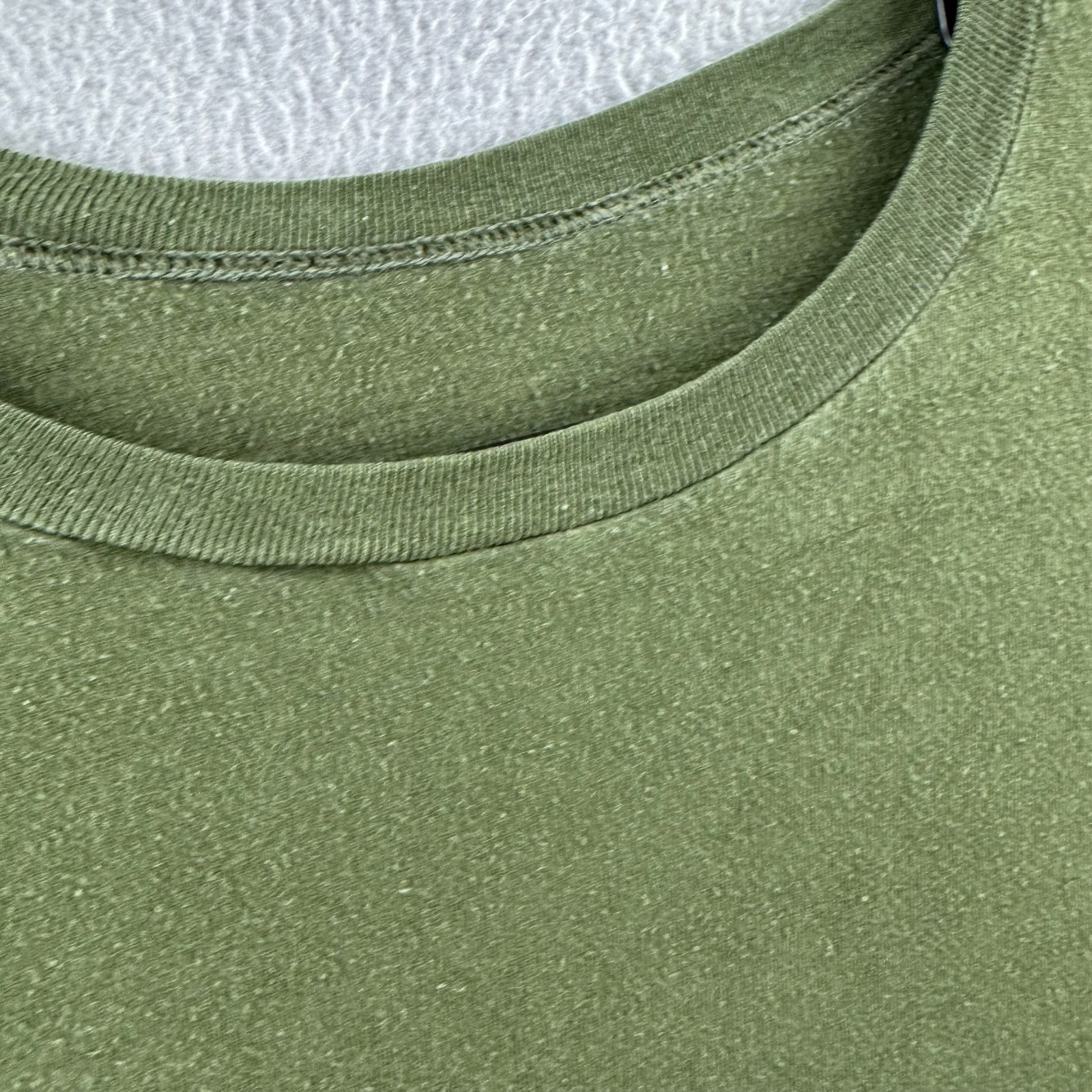 Vintage Military Shirt Mens Large Green Single Stitch Thin Cotton 70s Vietnam gallery