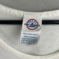 Delta Pro Weight No Problemo Custom Graphic Tank Top White Men L Cotton Summer