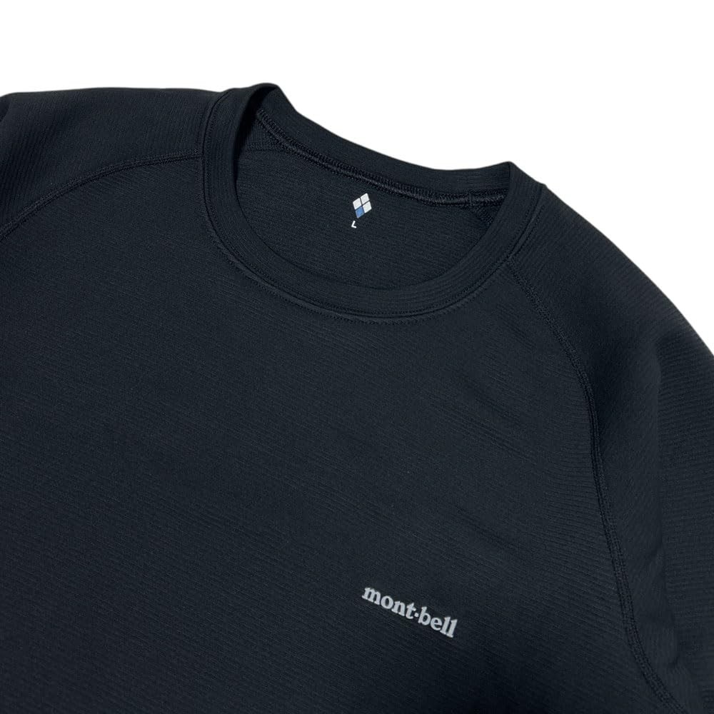 Mont-bell Geoline EXP. Round Neck Shirt Men's Black #1107712 M gallery