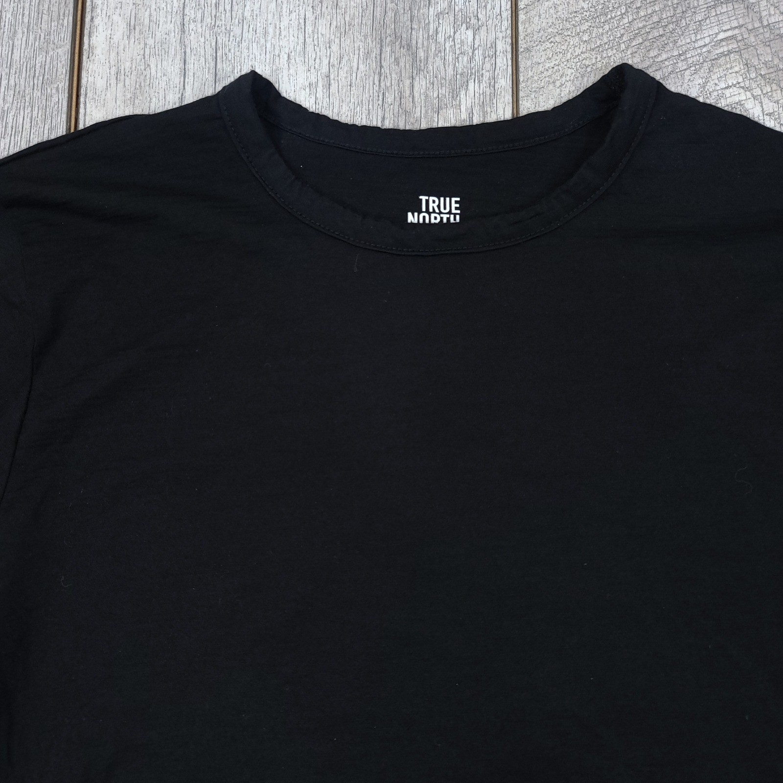 True North Long Sleeve T-Shirt Mens Small Black Merino Wool Blend Base Layer gallery