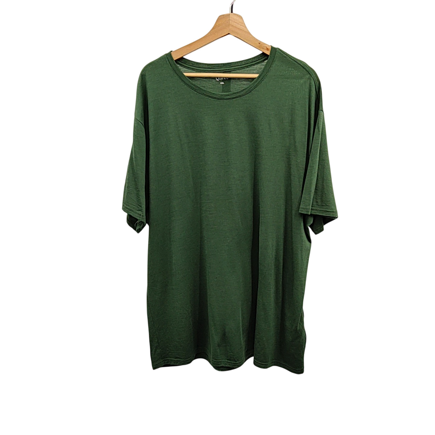 Quince Men 100% Merino Wool All-season Short Sleeve Base Layer Tee Green Xxl gallery