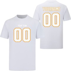 Personalized Team Name & Number T-Shirt – Custom Jersey Style Tee