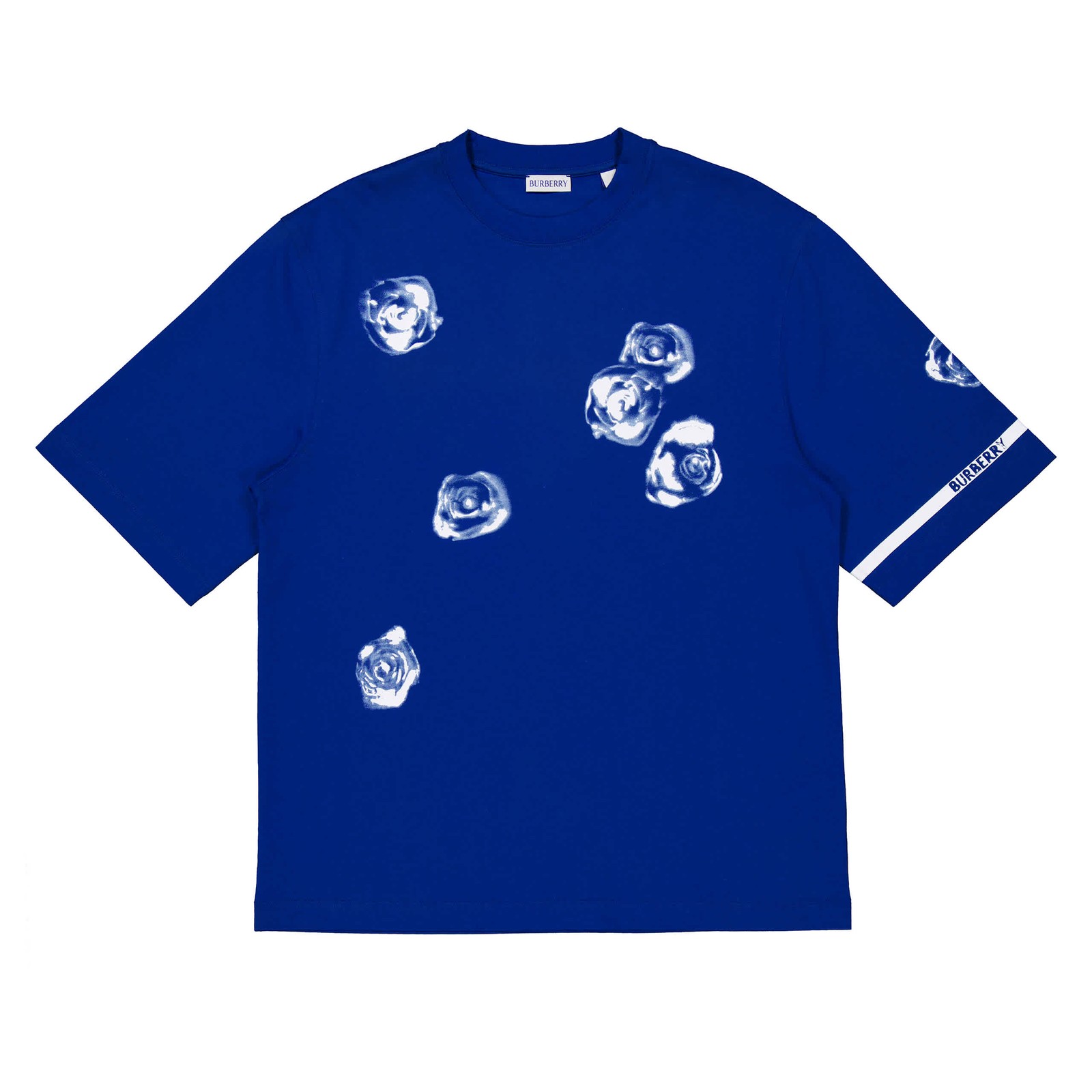 Burberry Rose Print Cotton Jersey T-Shirt gallery