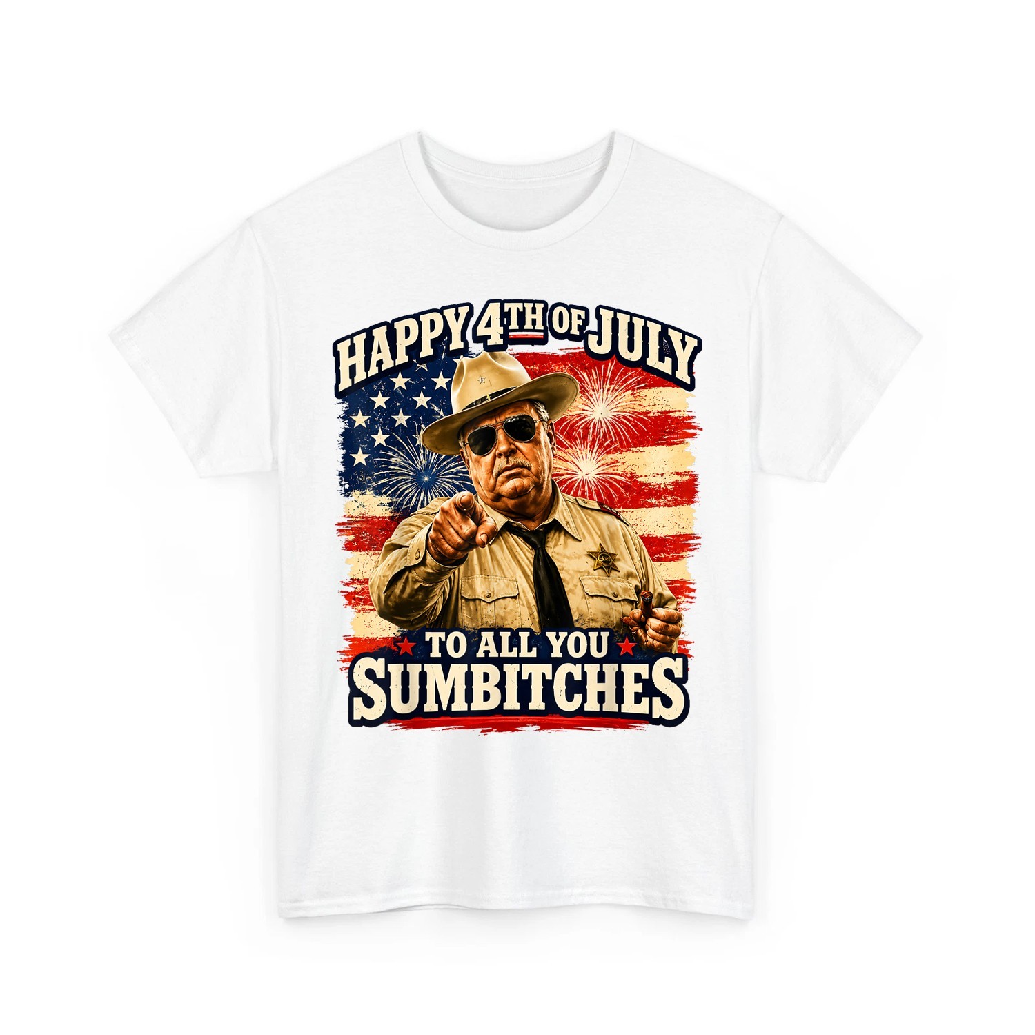 Happy 4th Of July To All You Sumbitches Shirt Retro Smokey And The Bandit Funny gallery