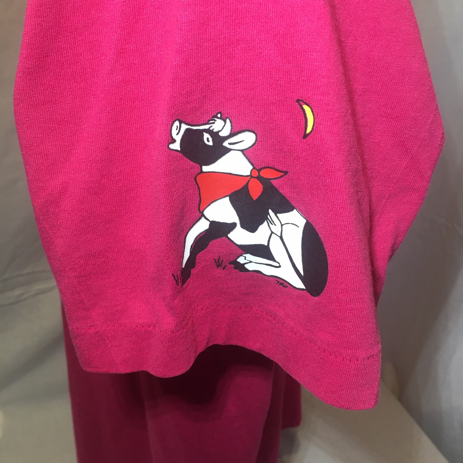 Vintage Shirt XL Fruit Loom Best Single Stitch Colorado Pink Cow Graphic 90s gallery