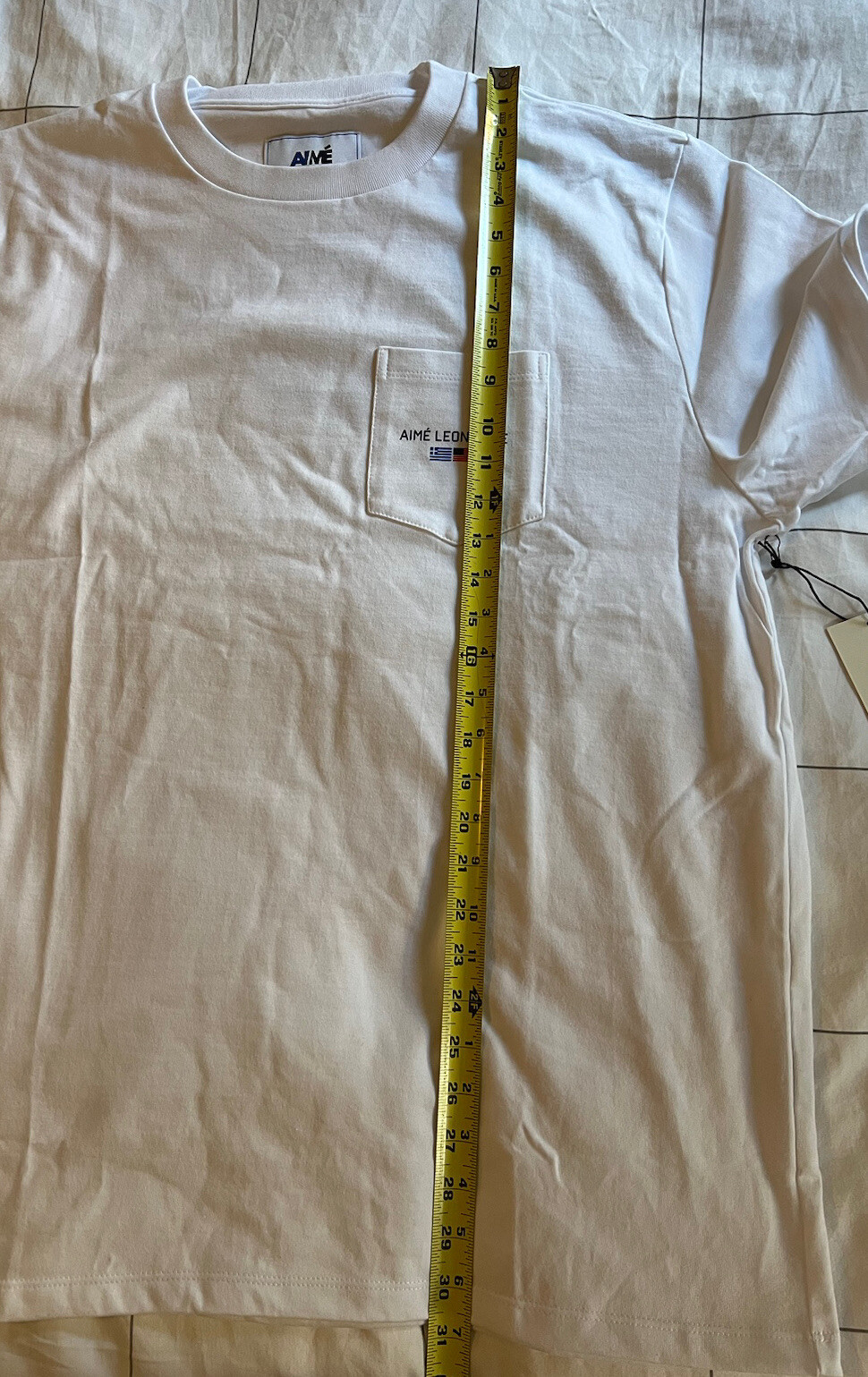Aime Leon Dore ALD 38-GS Offshore Tee 1986 Technohull Logo Bright White XXL SS23 gallery