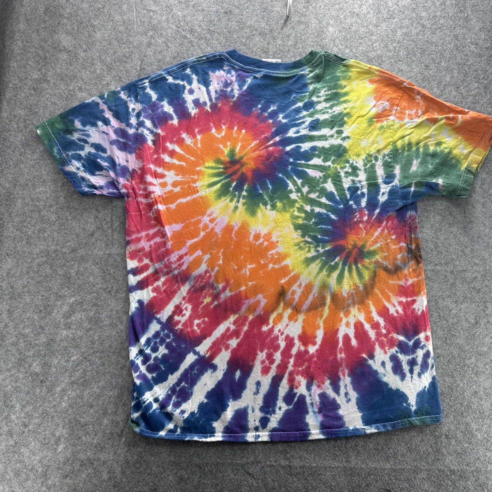 Diamond Star Shirt Mens XL Multi Tie Dye Rainbow Spiral Short Sleeve Alstyle gallery