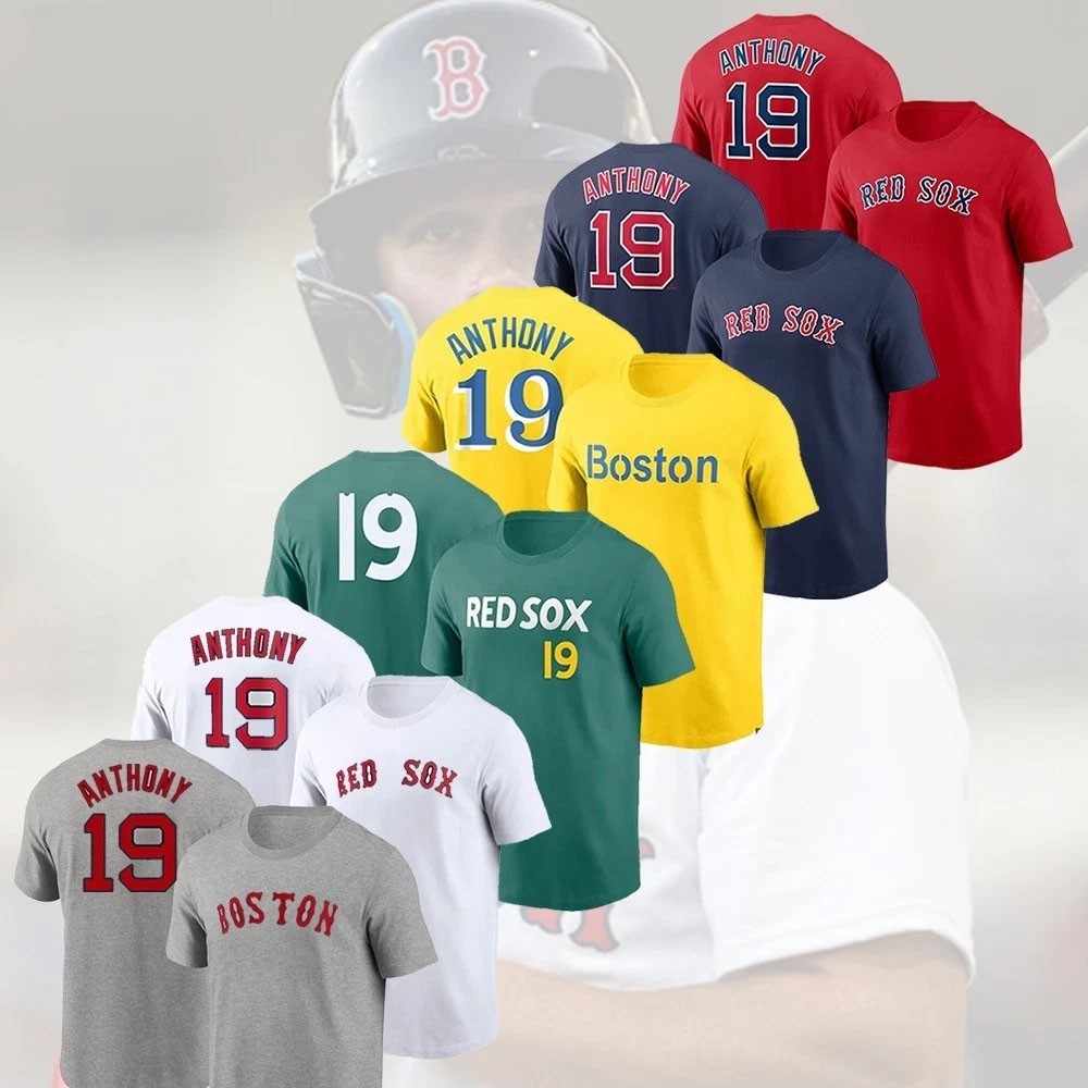 NEW HOT – Roman Anthony #19 Boston Red Sox Player Name & Number For Fans Gift