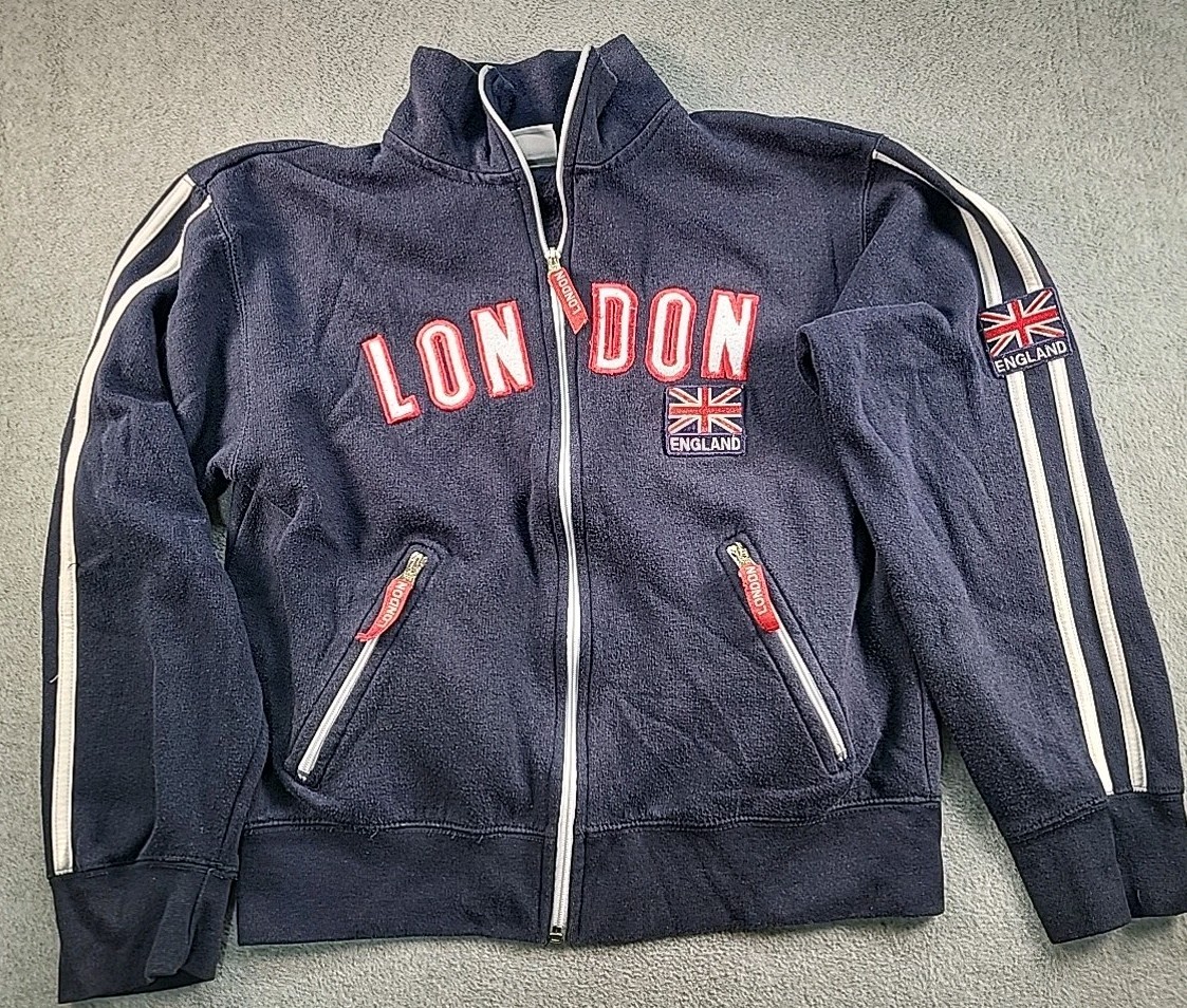 F2 ORIGINAL London Logo Jacket Unisex Embroidered Size S