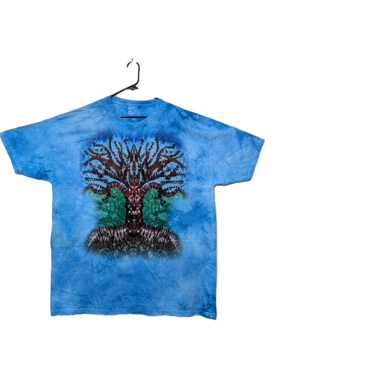 The Mountain Mens T-shirt Blue Island Tree Nature Retired Logo 3XL #3018 NWOT gallery