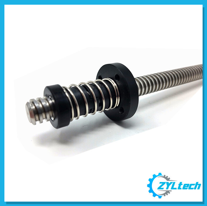 Delrin Anti backlash nut – small flange size and hole pattern – T8x8 or T8x2