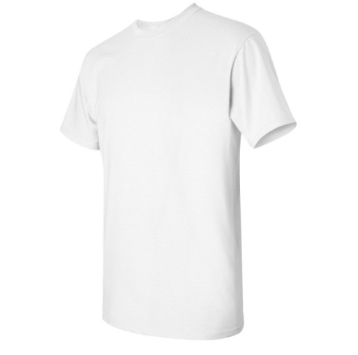 Gildan G800 Adult 5.5 oz 50-50 White T-Shirt Size Small - 5 count gallery