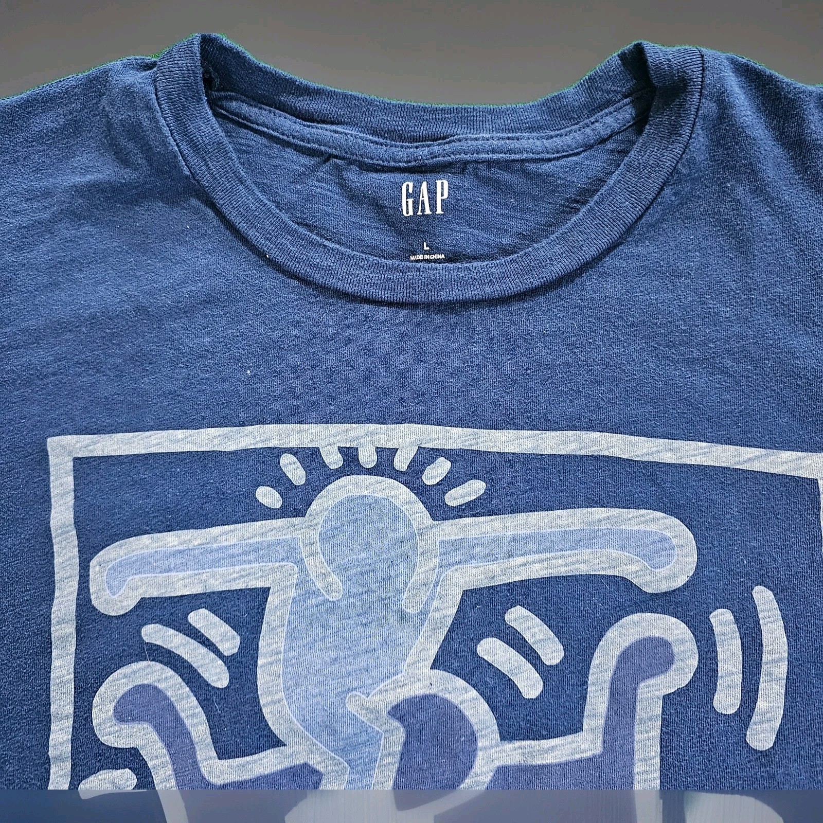 GAP Men's Large Keith Haring Graphic Short Sleeve T-Shirt gallery