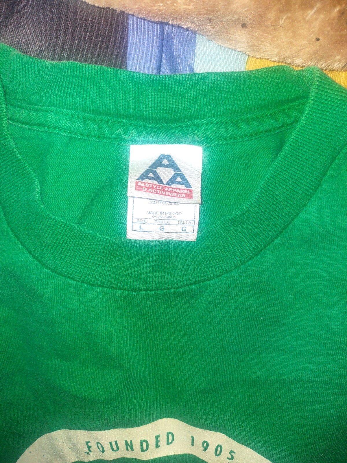 VTG Las Vegas Player T Shirt Sin City Gambling State Green Men's Large gallery