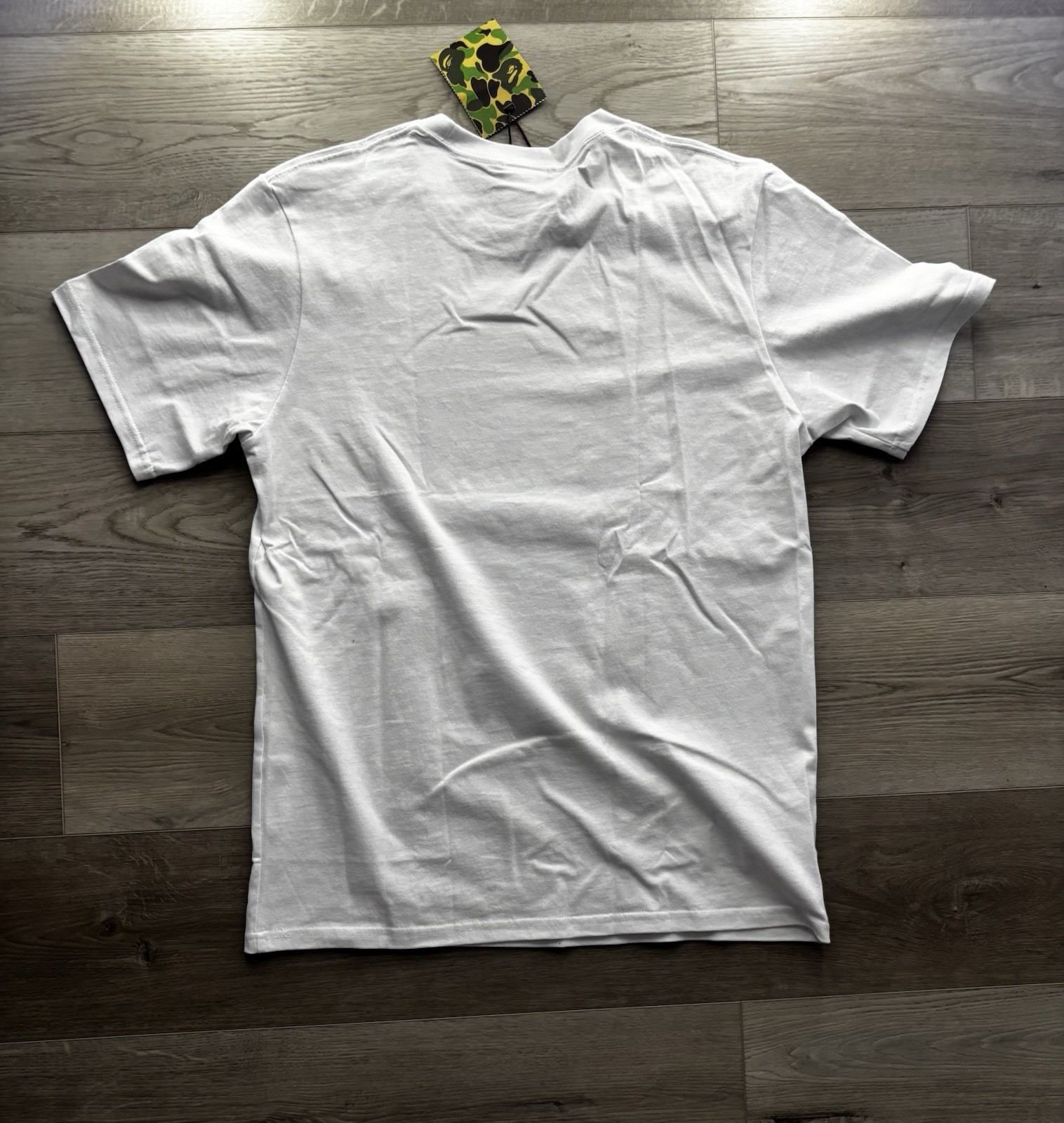 A Bathing Ape BAPE Ape Head Logo Graphic Print Tee White Men's L Crew Neck gallery