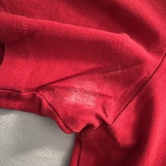 Express T Shirt Men’s Medium Red Stretch V-Neck Everyday Basic Casual T-Shirt