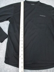 Weatherproof Mens Medium Base Layer Black Long Sleeve Top Layering Outdoors