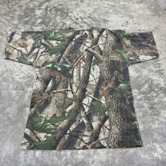 Y2K Real Tree Hunter Camouflage Short Sleeve T Shirt Camo Sz Unsure Fits Like M