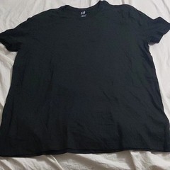 Gap Men’s Solid Black Crew Neck Short Sleeve T-Shirt Regular