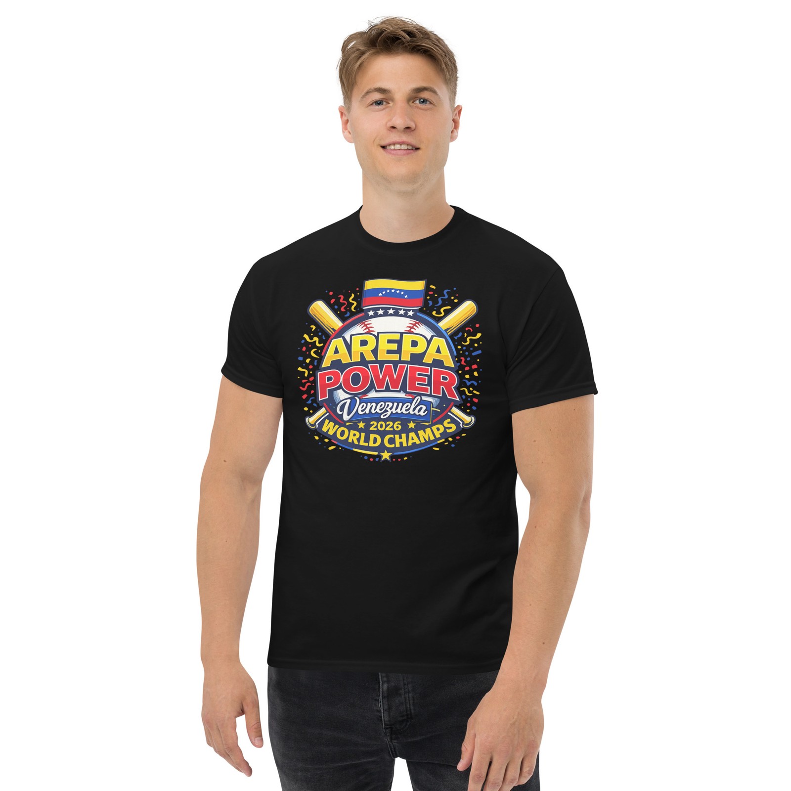 Venezuela WBC 2026 Champs Shirt Arepa Power Baseball Fan Tee gallery
