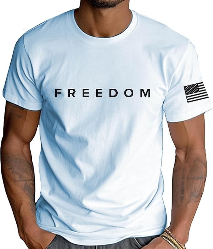 Freedom Shirt Charlie Kirk Tshirts Patriotic text gallery