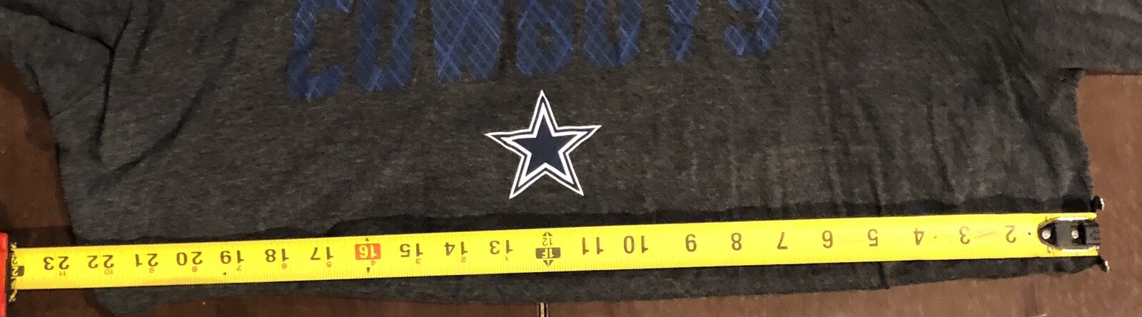 Dallas Cowboys Shirt Mens XL Gray Authentic Crewneck Short Sleeve Graphic Tee gallery