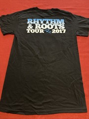 “NEW” 2017 Rascal Flatts Rhythm & Roots Tour Merch T-Shirt -Country-Black-large