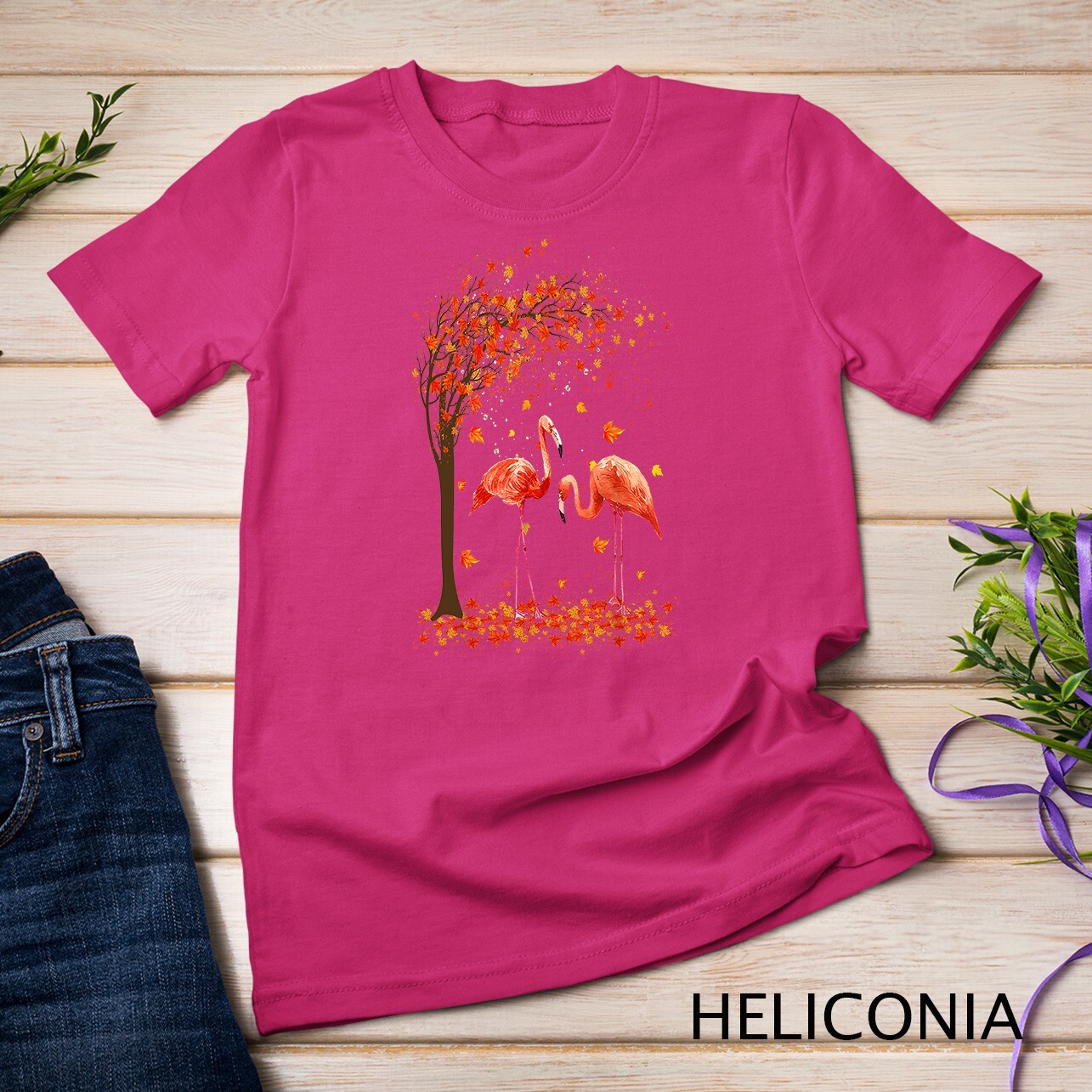 It's Fall Y'all Flamingo Thanksgiving Halloween Funny Unisex T-shirt gallery