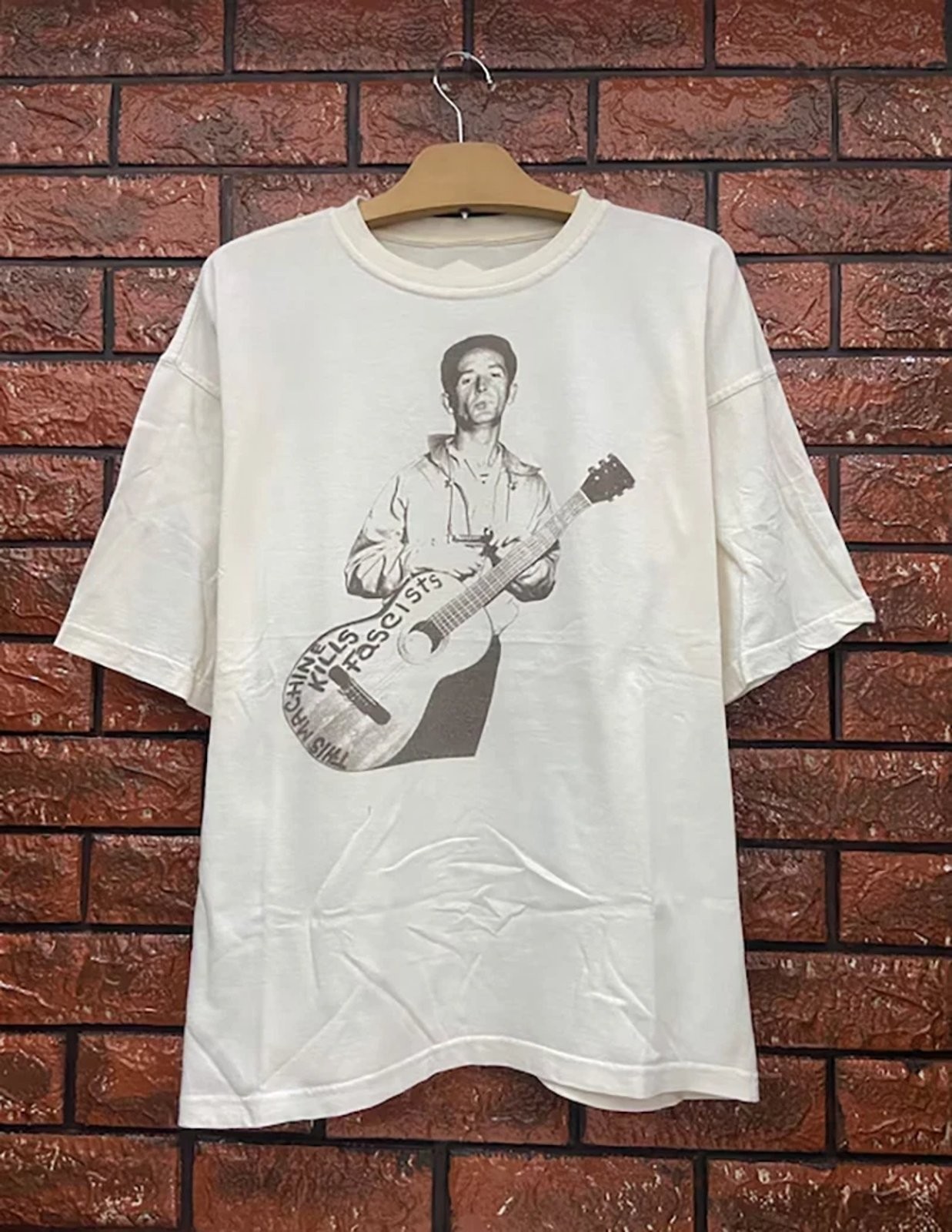Mermaid Avenue 1998 Album Woody Guthrie Vintage T-Shirt Unisex Cotton Gift gallery