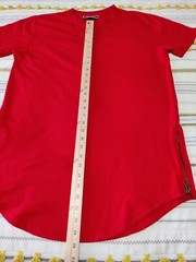 Krisp NYC Men’s Red Large Tshirt Short Sleeve Street Wear Best Match Zipper