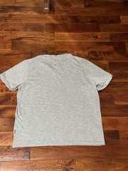 Perry Ellis Men’s Texture Slub V-Neck Tee Color Grayish Color Size XL