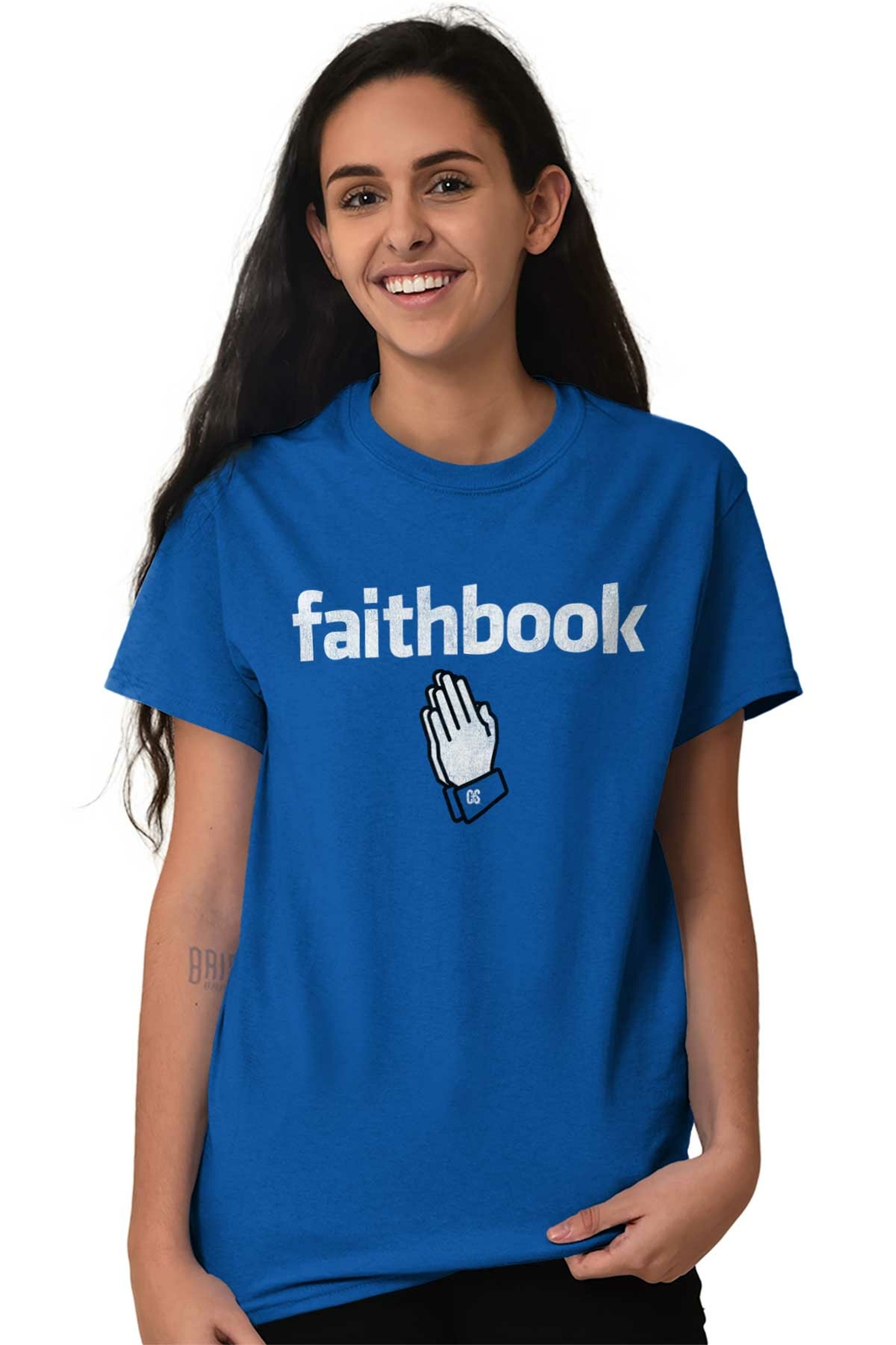 Faithbook Funny Internet Christian Religious Adult Short Sleeve Crewneck Tee gallery