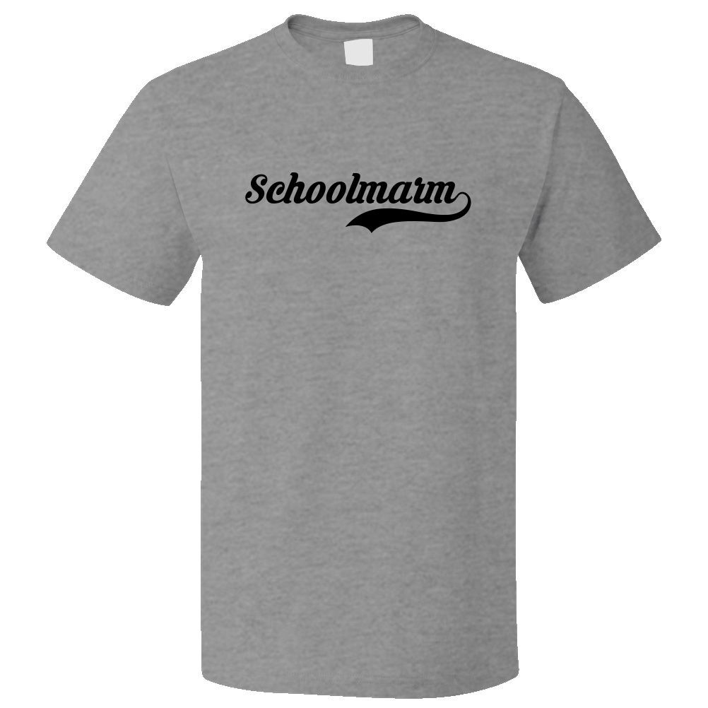 Funny Schoolmarm Retro Old School T shirt Tee gallery