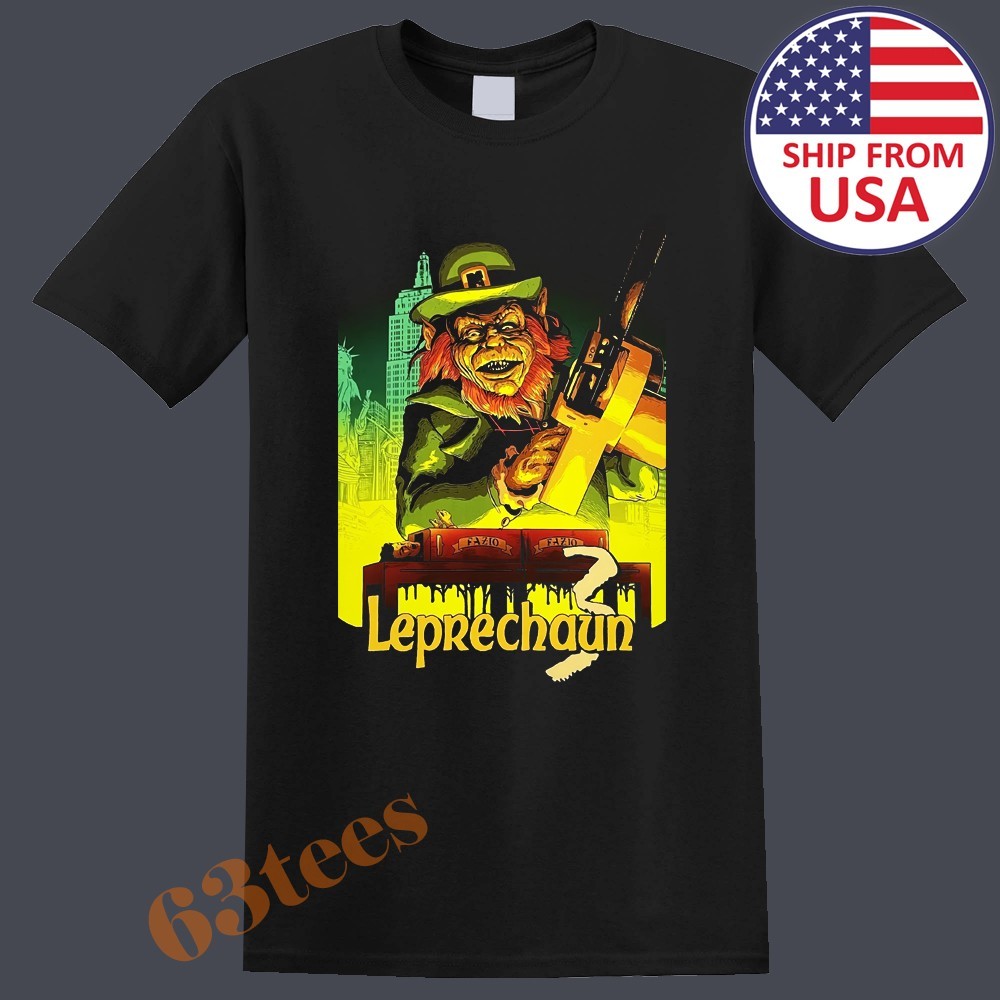 Leprechaun 3 Horror Movie Men's Black Size S to 5XL gallery