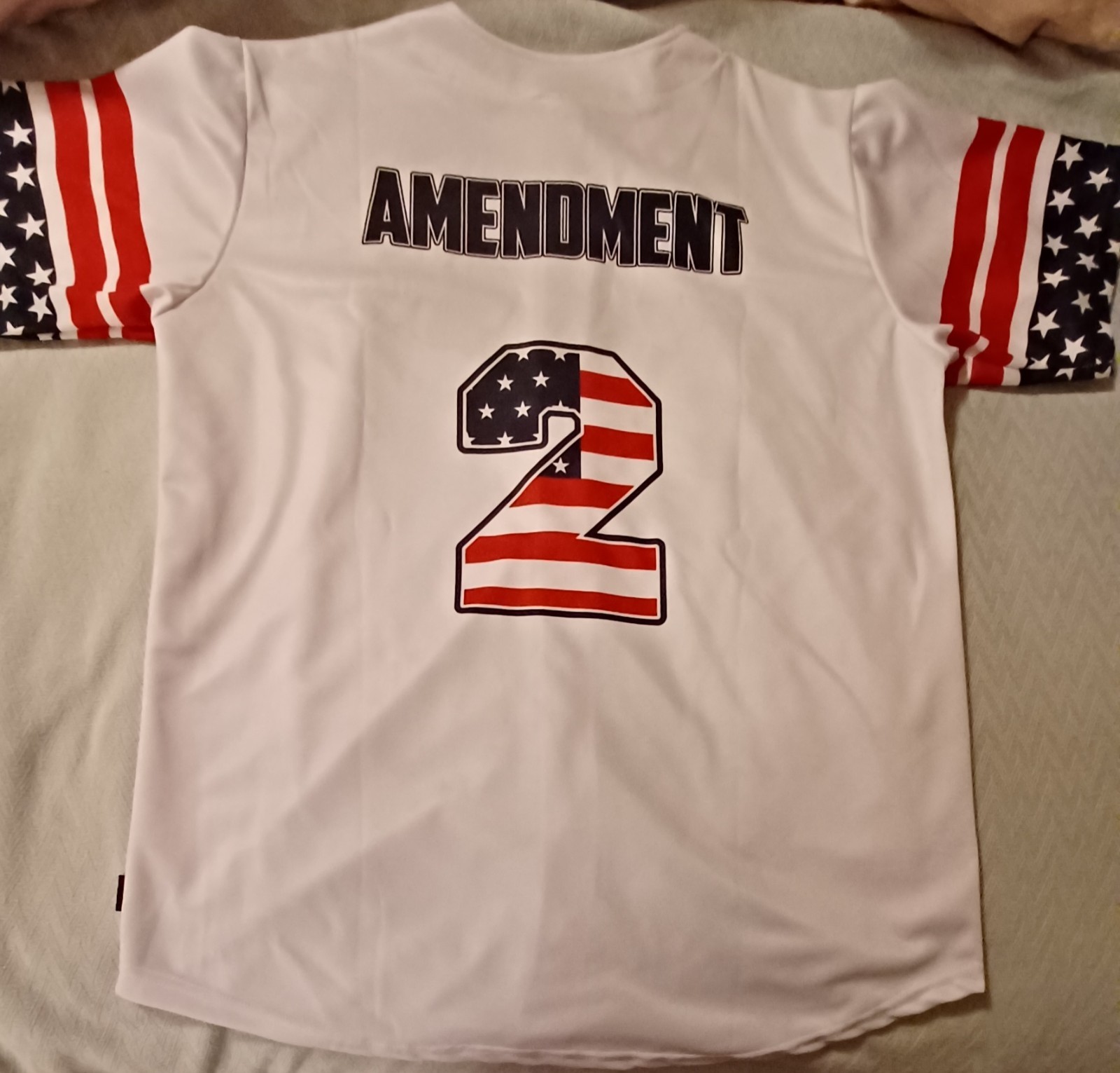 Mens polyester USA Patriotic Shirt gallery