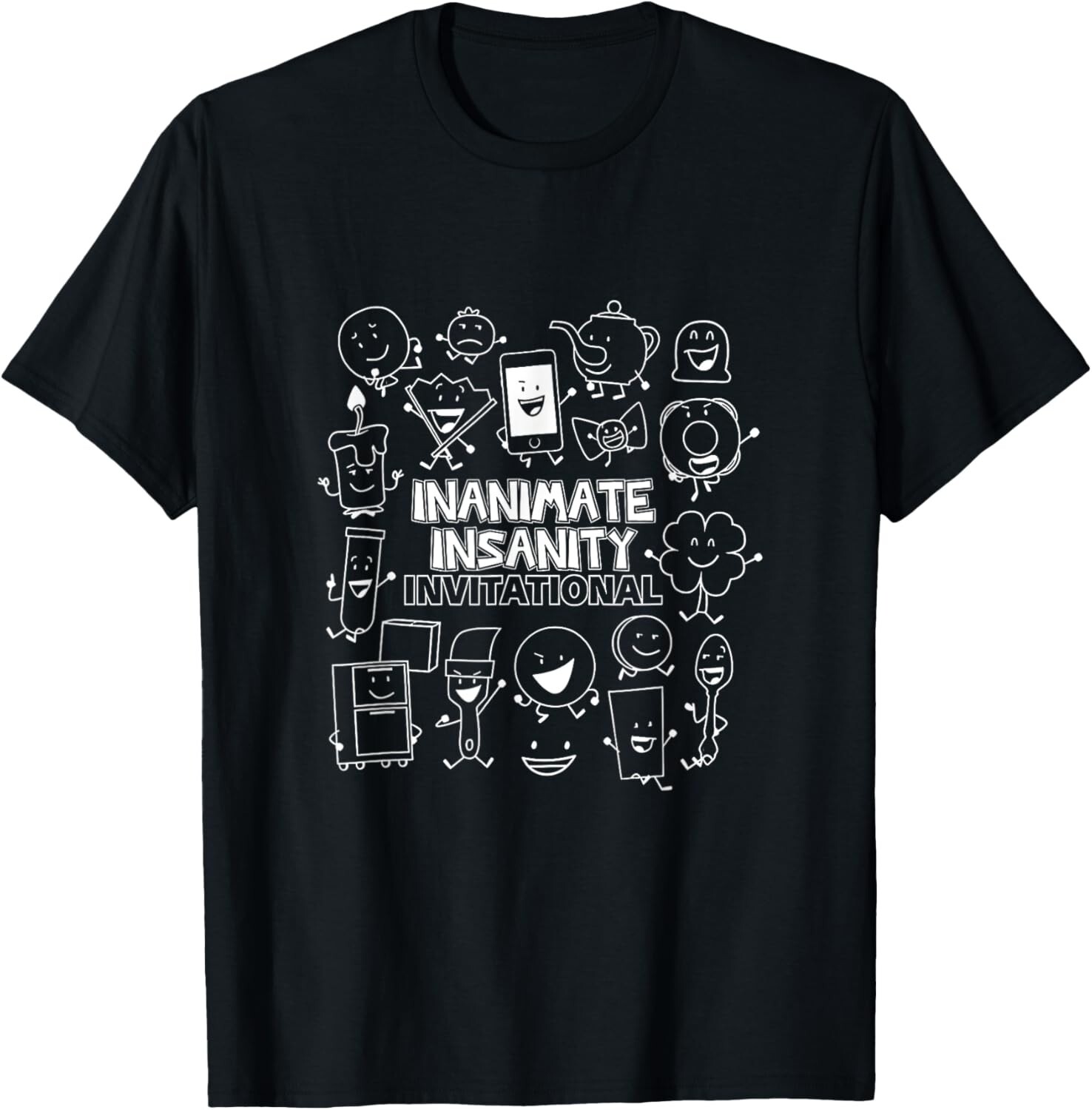 Creator Ink Inanimate Insanity Black And White T-Shirt gallery