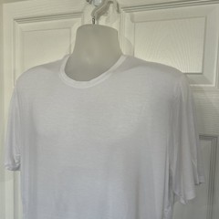 Tommy John Second Skin Modal Crew Neck Stay Tucked Undershirt 3 Pack White XL