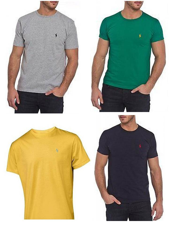 NEW POLO RALPH LAUREN CREW NECK T-SHIRTS Tee Shirts W/ Tag, US SELLER gallery