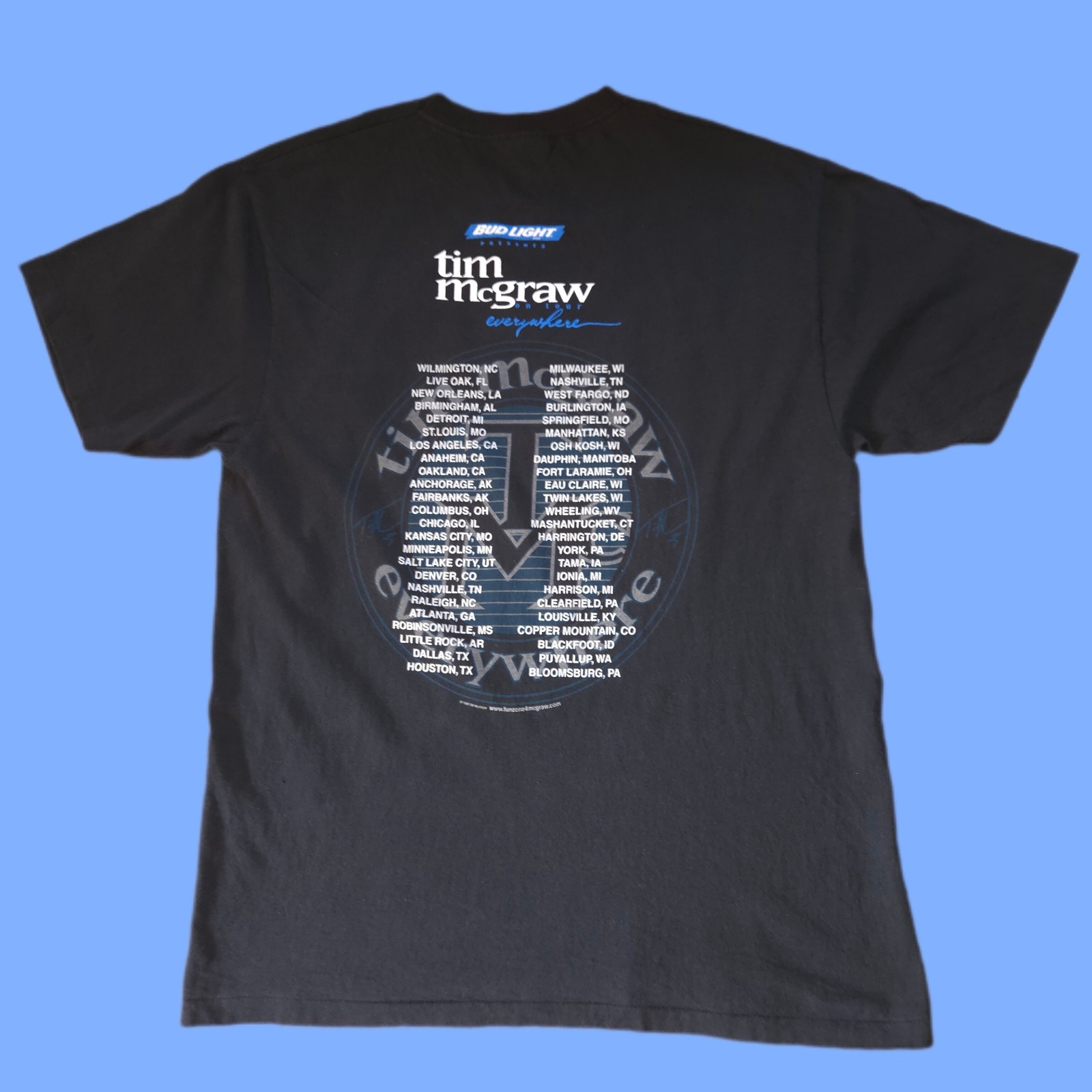 1998 Tim Mcgraw Everywhere Tour Vintage front and back graphic tee - Mens XL gallery