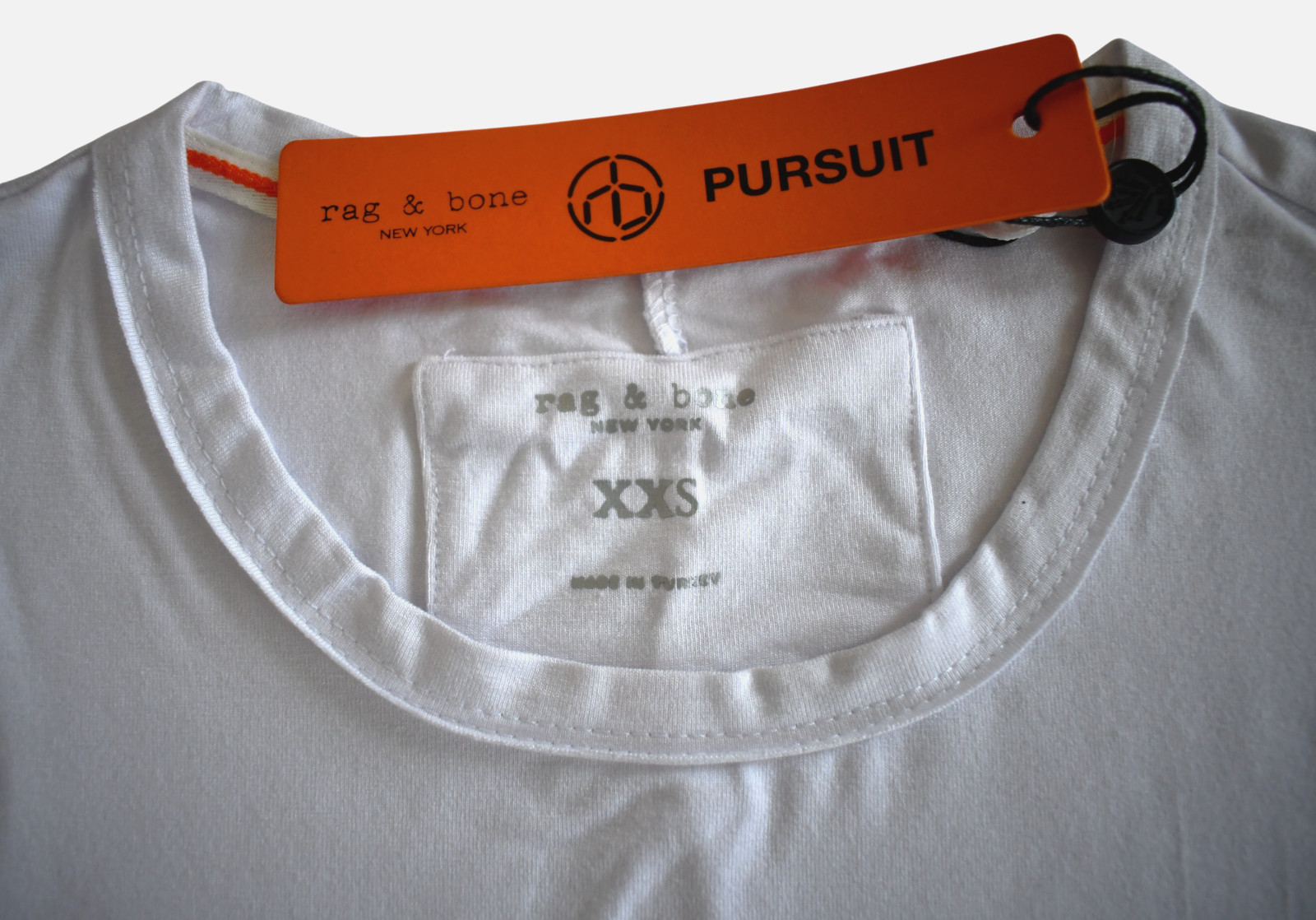 NEW RAG & BONE PURSUIT HAYDON White TECH JERSEY Men's TANK Tee T-Shirt XXS/2XS gallery