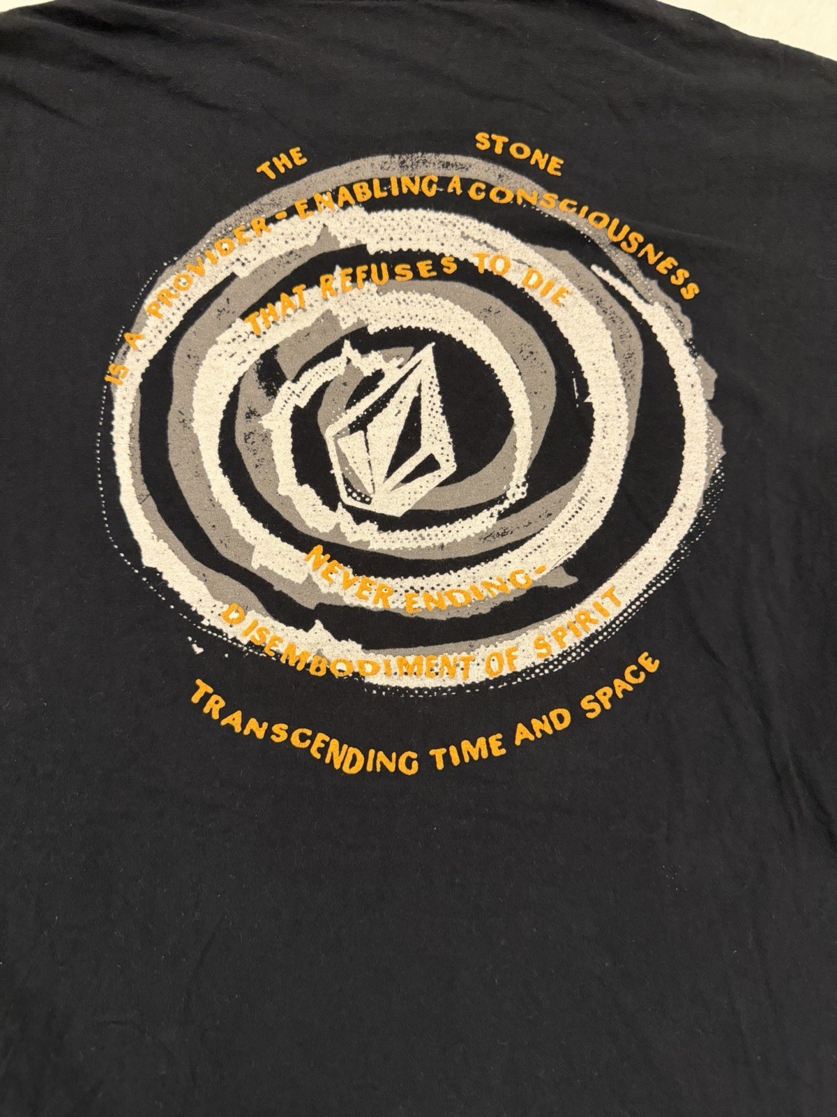 Volcom Stone Collectable Logo Black T-Shirt Men’s XL 100% Cotton Streetwear Rare gallery