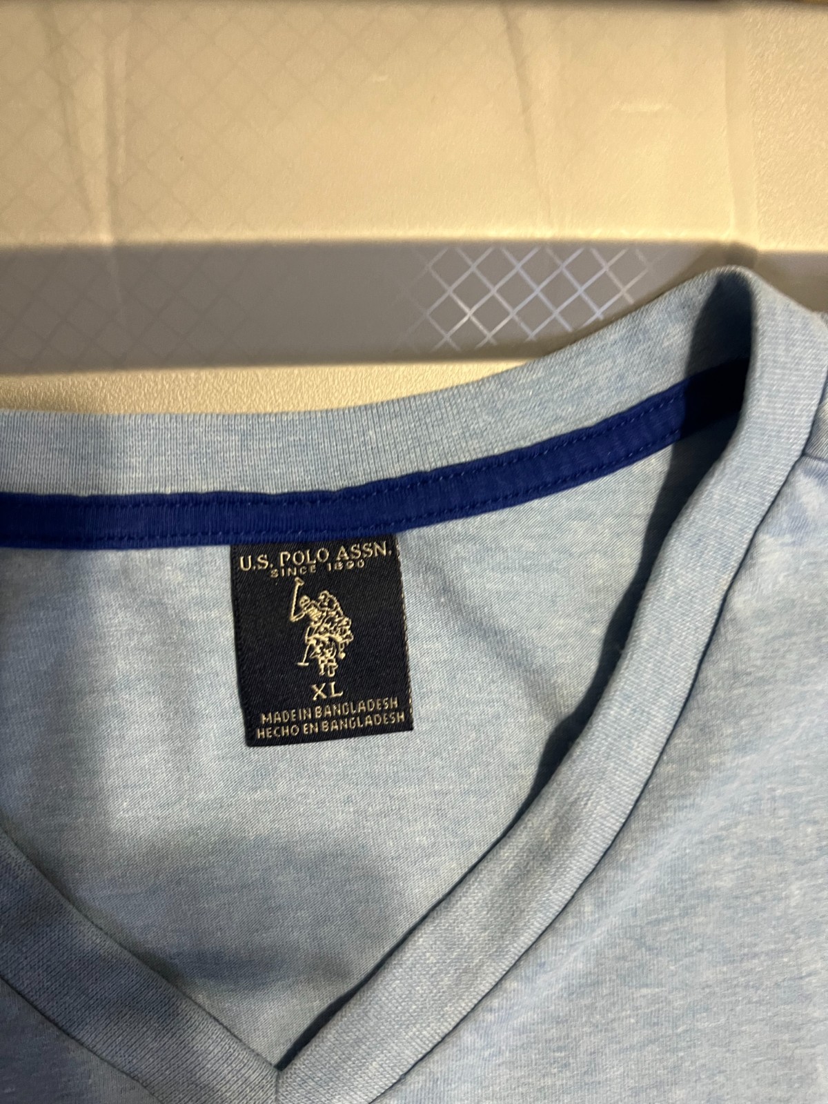 US Polo association Mens T-shirt Lite Blue gallery