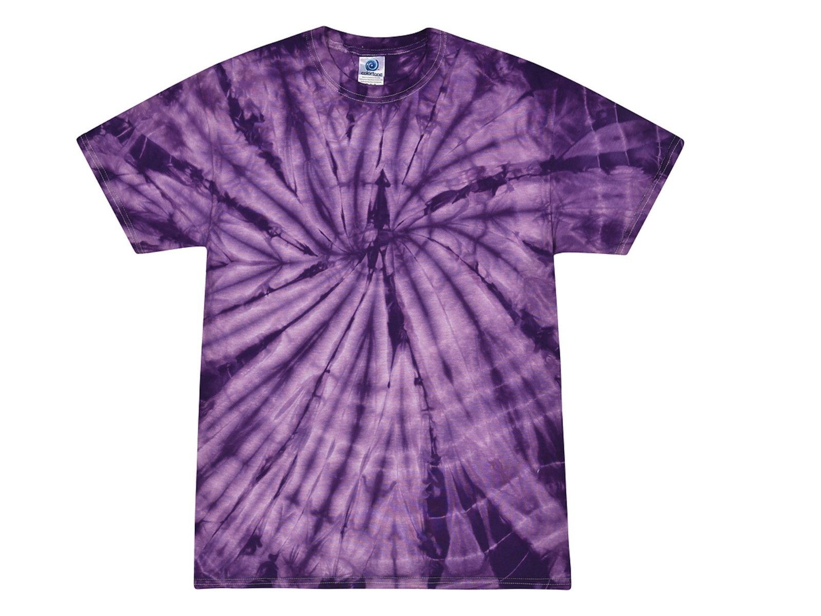 Tie Dye T-Shirts Purple Kids & Adult S M L XL 2XL 3XL 4XL 5XL Cotton Colortone gallery
