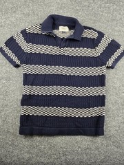 American Eagle Small Knitted Polo Shirt Striped #716