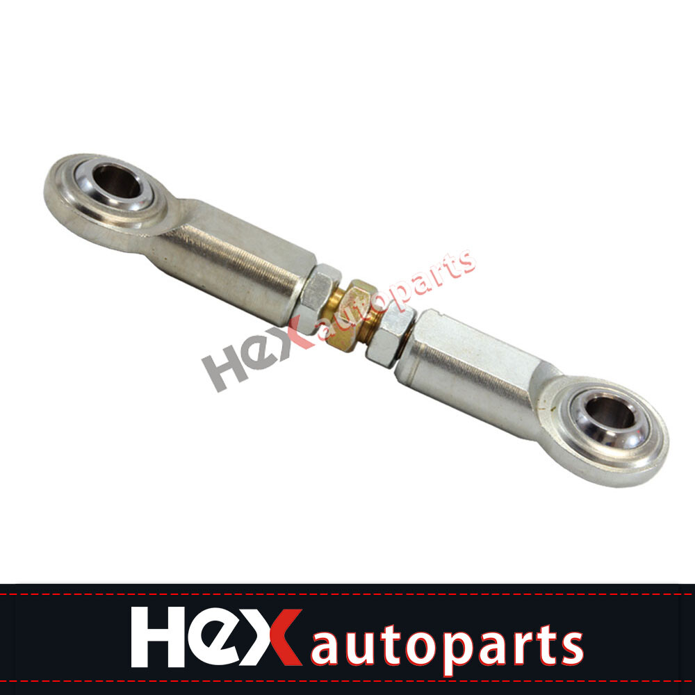 Adjustable 3/8″- 24 Thread Turnbuckle with a 3/8″ Bore, Heim Joints, Rod End